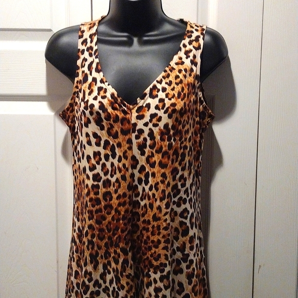 Tiana B Animal print sundress S - Picture 2 of 6